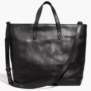 Madewell Zip-Top Transport Carryall True Black EUC